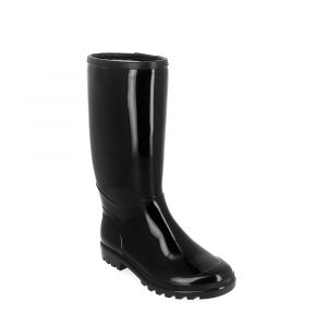 PVC Fodera Nero Lady Boots for winter