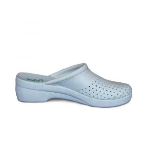 Leather Sanitary Clogs - Isabel Lady Model